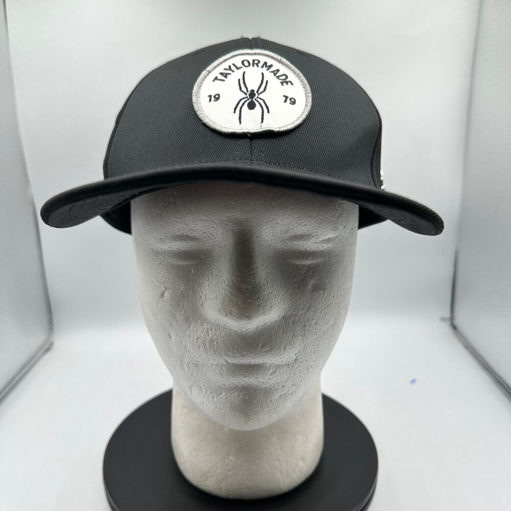 Taylor Made Golf Hat Spider Launch Black Snapback Cap 2021